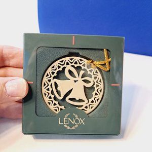 Vintage 1985 Lenox China Yuletide Annual Ornament Collection Christmas Bells Box